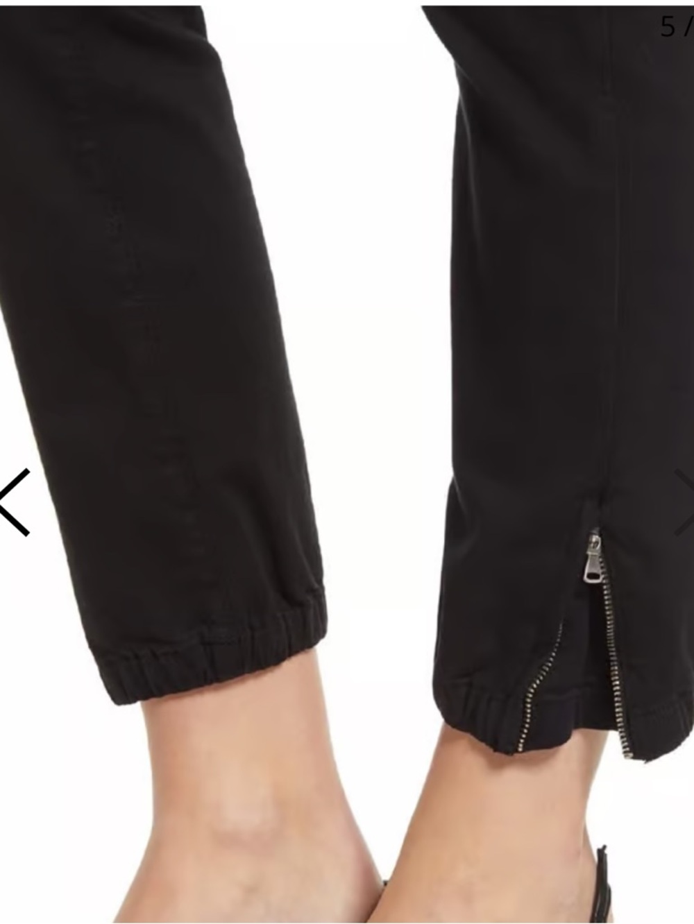 PAIGE Black Mayslie Jogger Size 28 - Picture 4 of 13